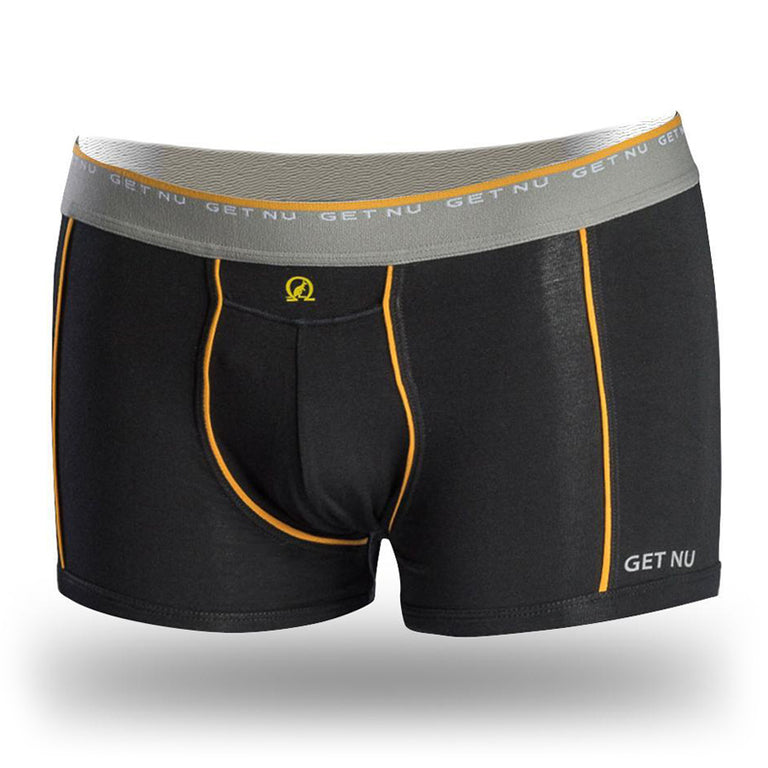 Boxer brief Get Nu gray and yellow – Mesbobettes