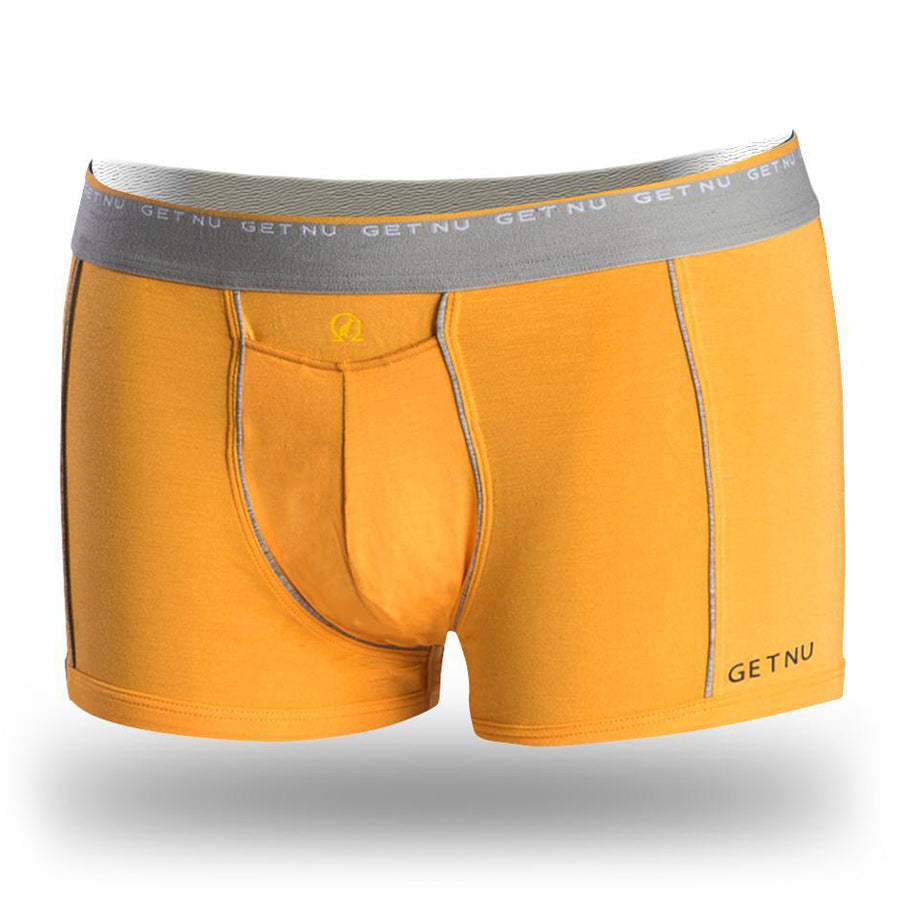 Nu Omega boxer court Orange avec poche à poche