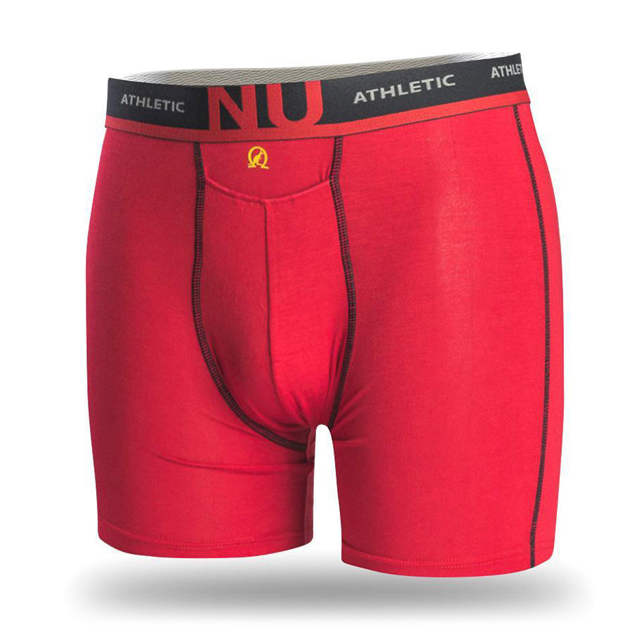 Boxer Nu Athlétique rouge
