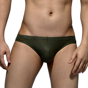 Private Structure Bikini Leather Green