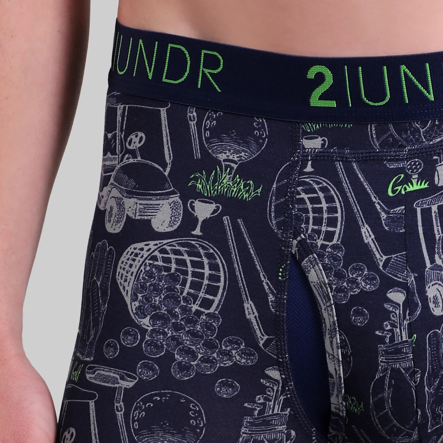 2Undr - Swing Shift Boxer Brief : Time Navy