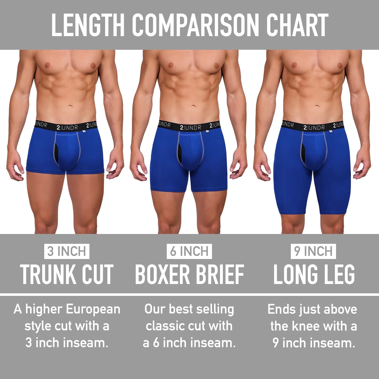 2Undr - Day Shift Boxer Brief : Navy