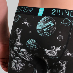 2Undr - Swing Shift Boxer Brief : Space Golf Black