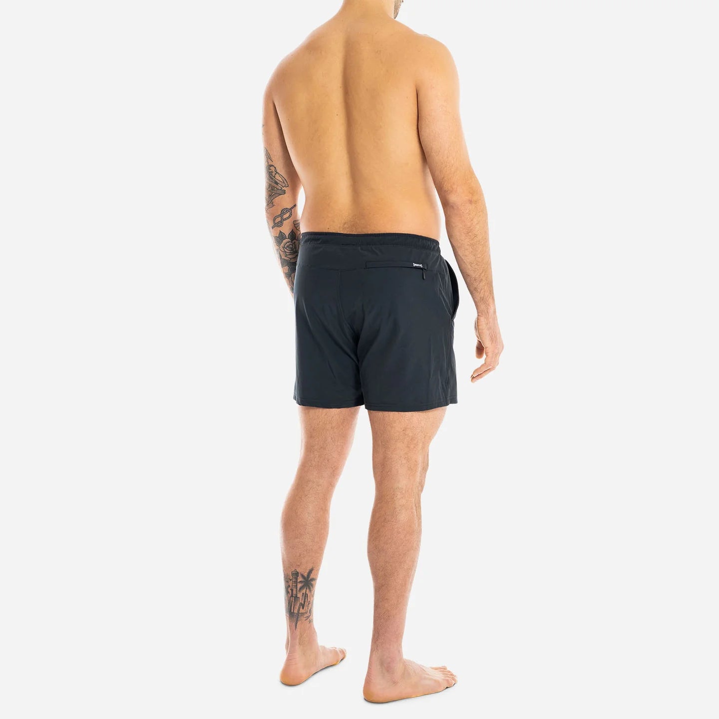 Bn3th - Agua Volley 2N1 Swim Short 5" : Black