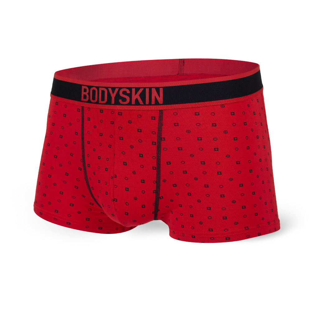 Boxer court BodySkin Swag charme rouge