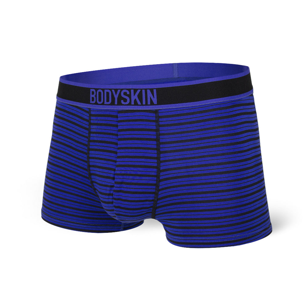 Boxer court Bodyskin Swag bleu ligné