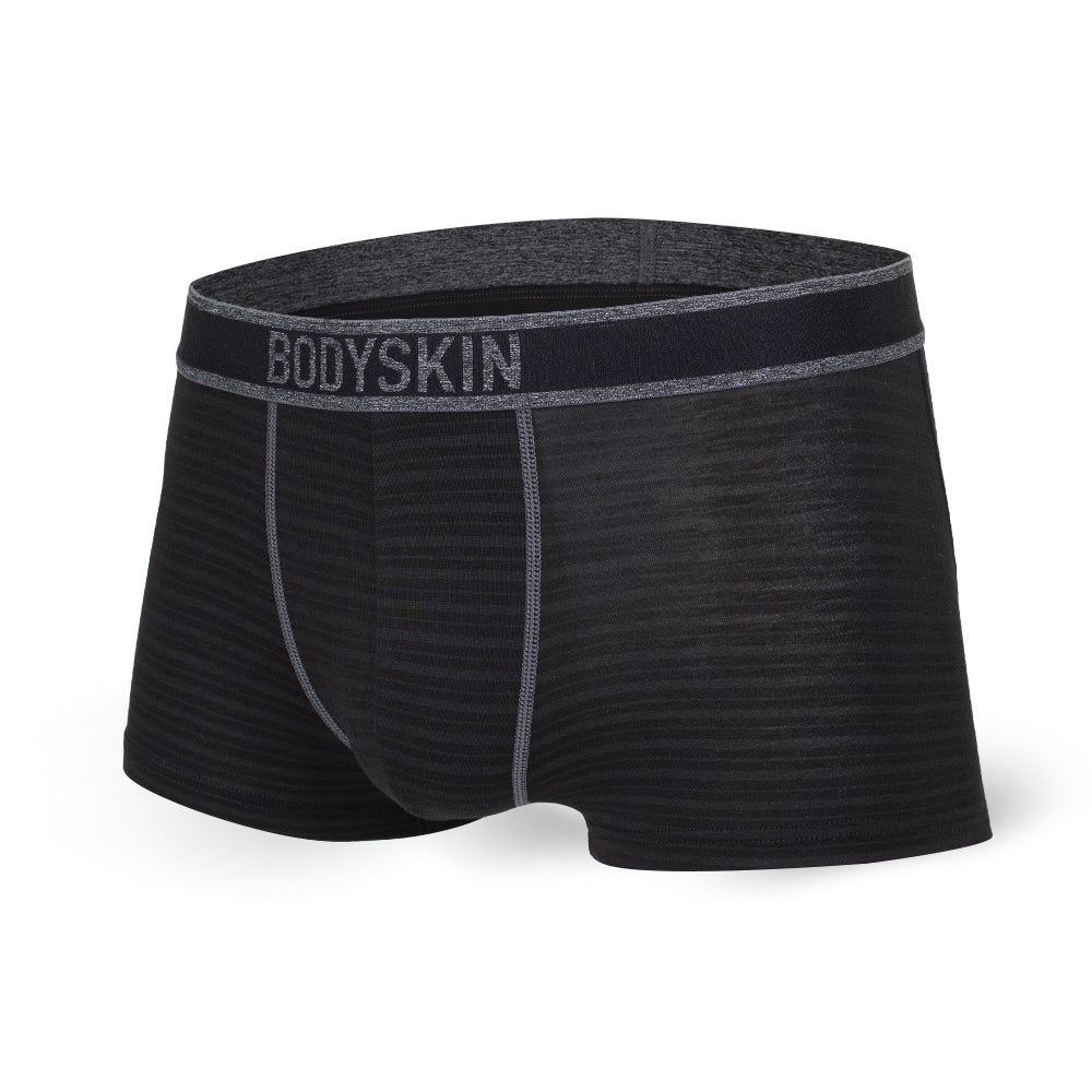 boxer court BodySkin Swag noir ligné