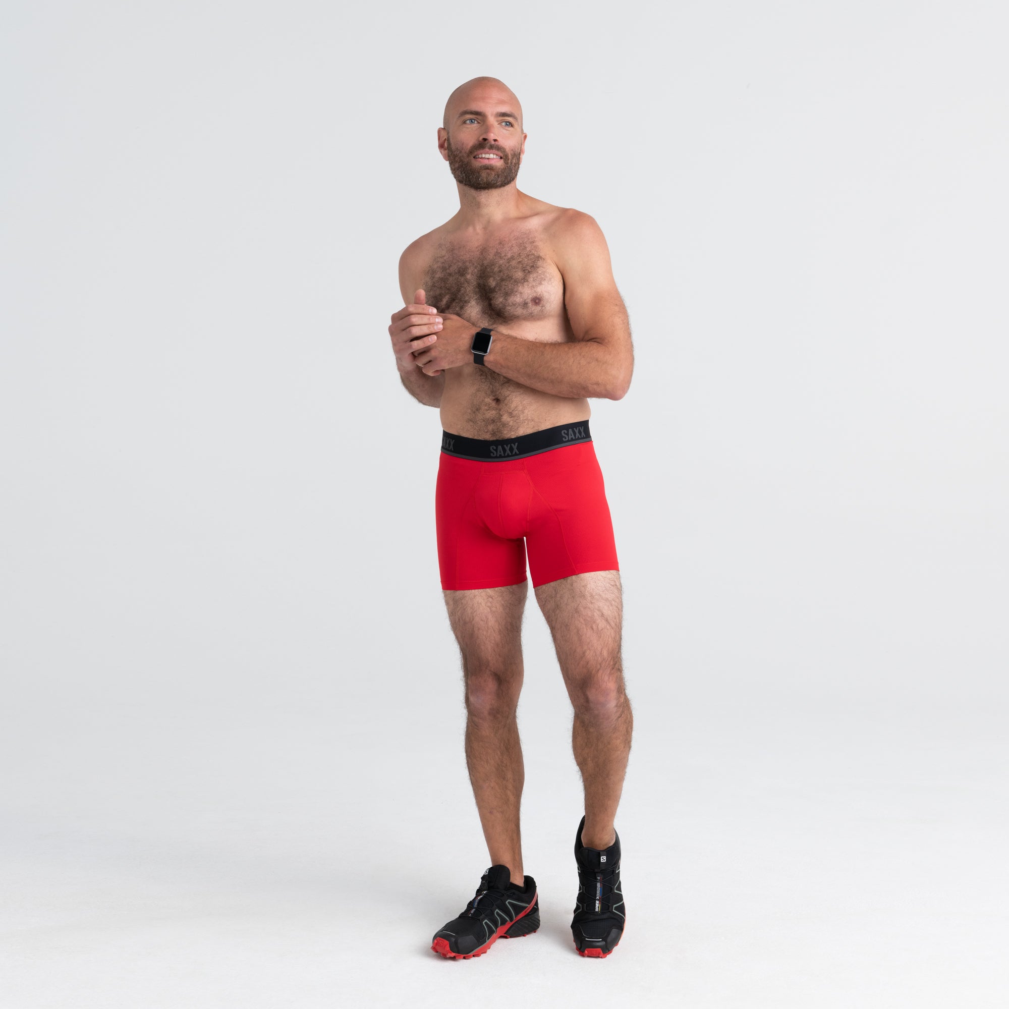 Boxer Saxx Kinetic L-C Mesh BB Red