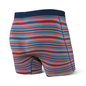 Boxer Saxx Platinum Blue Mirage Stripe avec ouverture