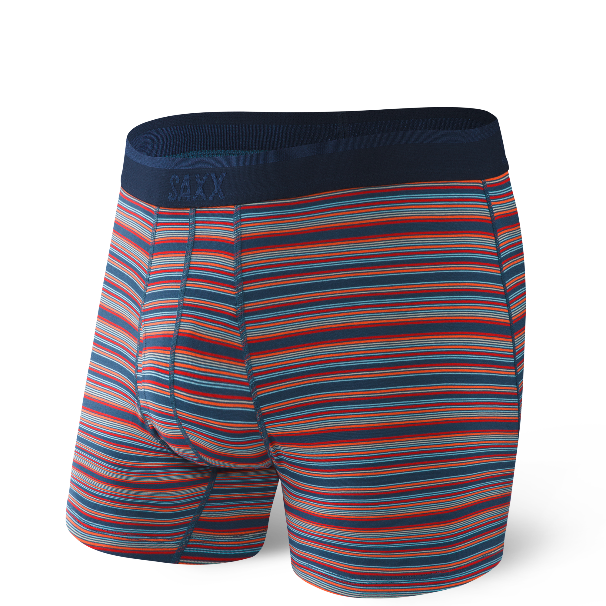 Boxer Saxx Platinum Blue Mirage Stripe avec ouverture