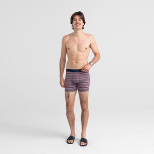 Boxer Saxx Platinum Blue Mirage Stripe avec ouverture