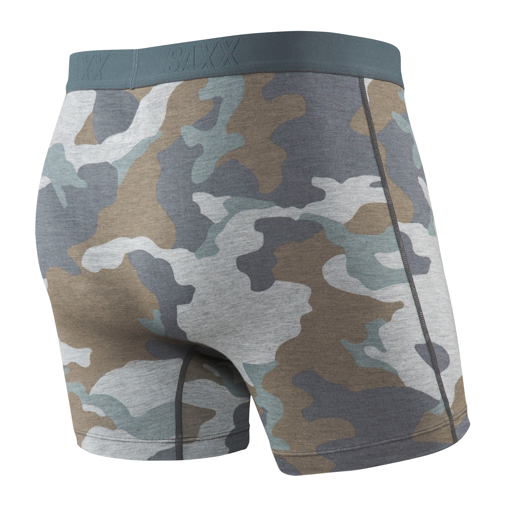 Saxx - Vibe Boxer Brief : Grey Supersize Camo