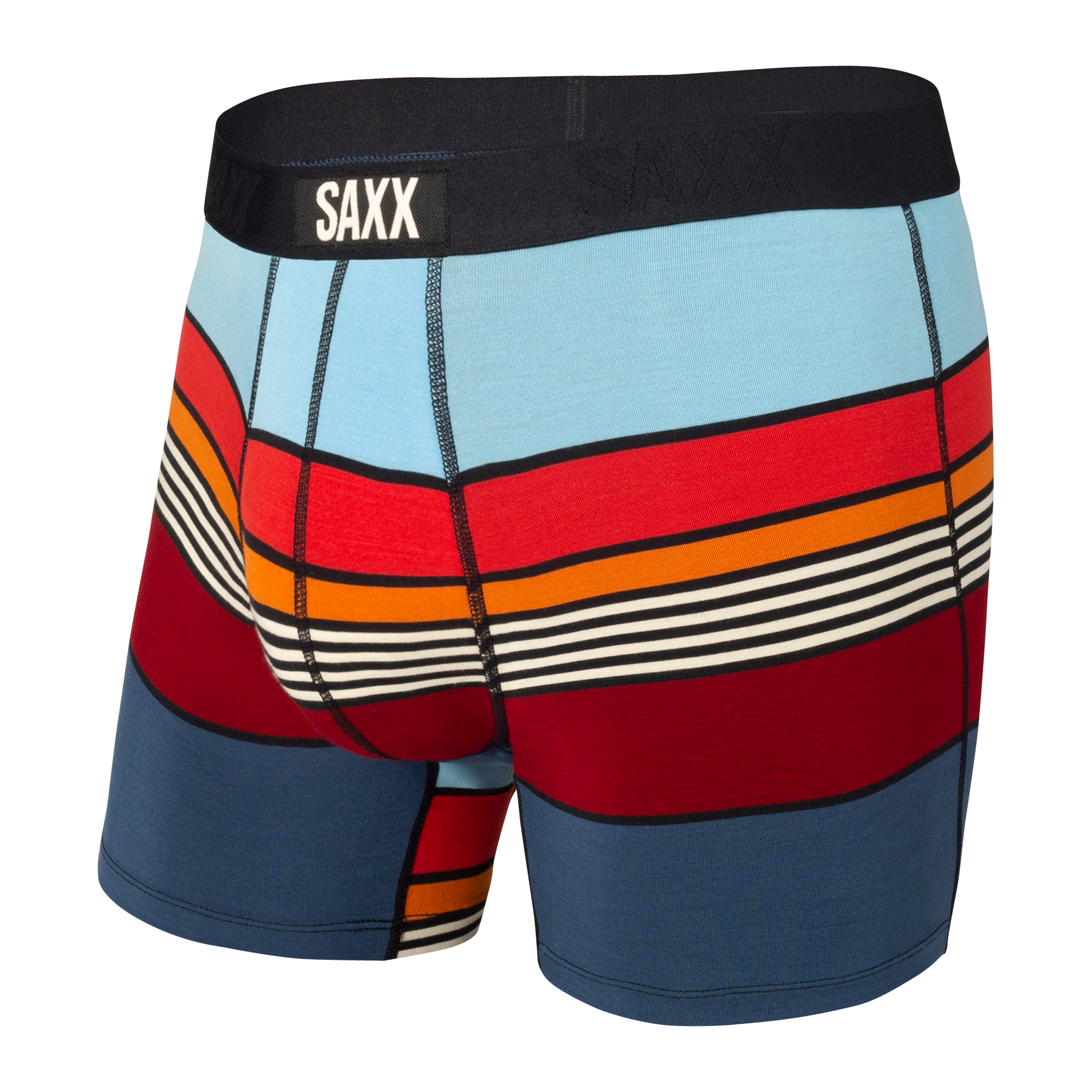 Boxer Saxx Vibe Navy Super Stripe