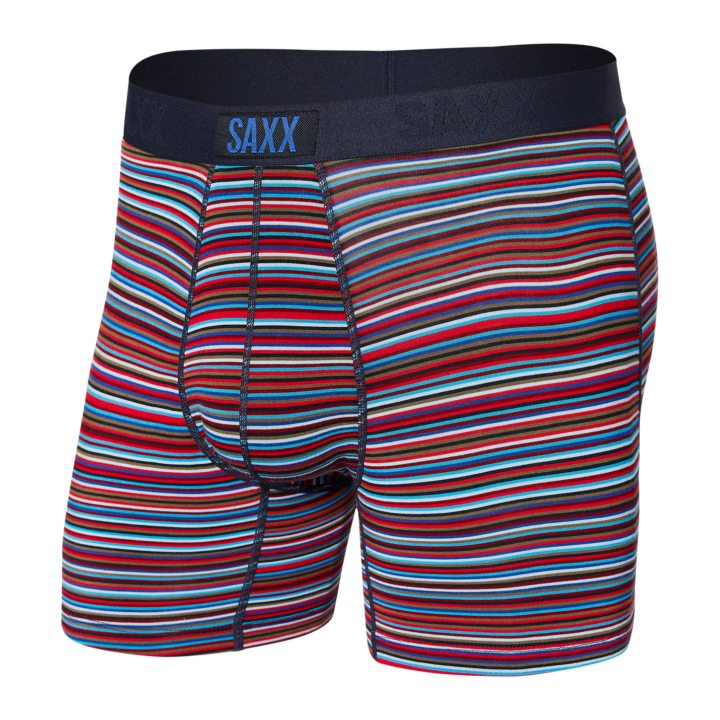 Vibe Boxer Brief Blue Vibrant Stripe