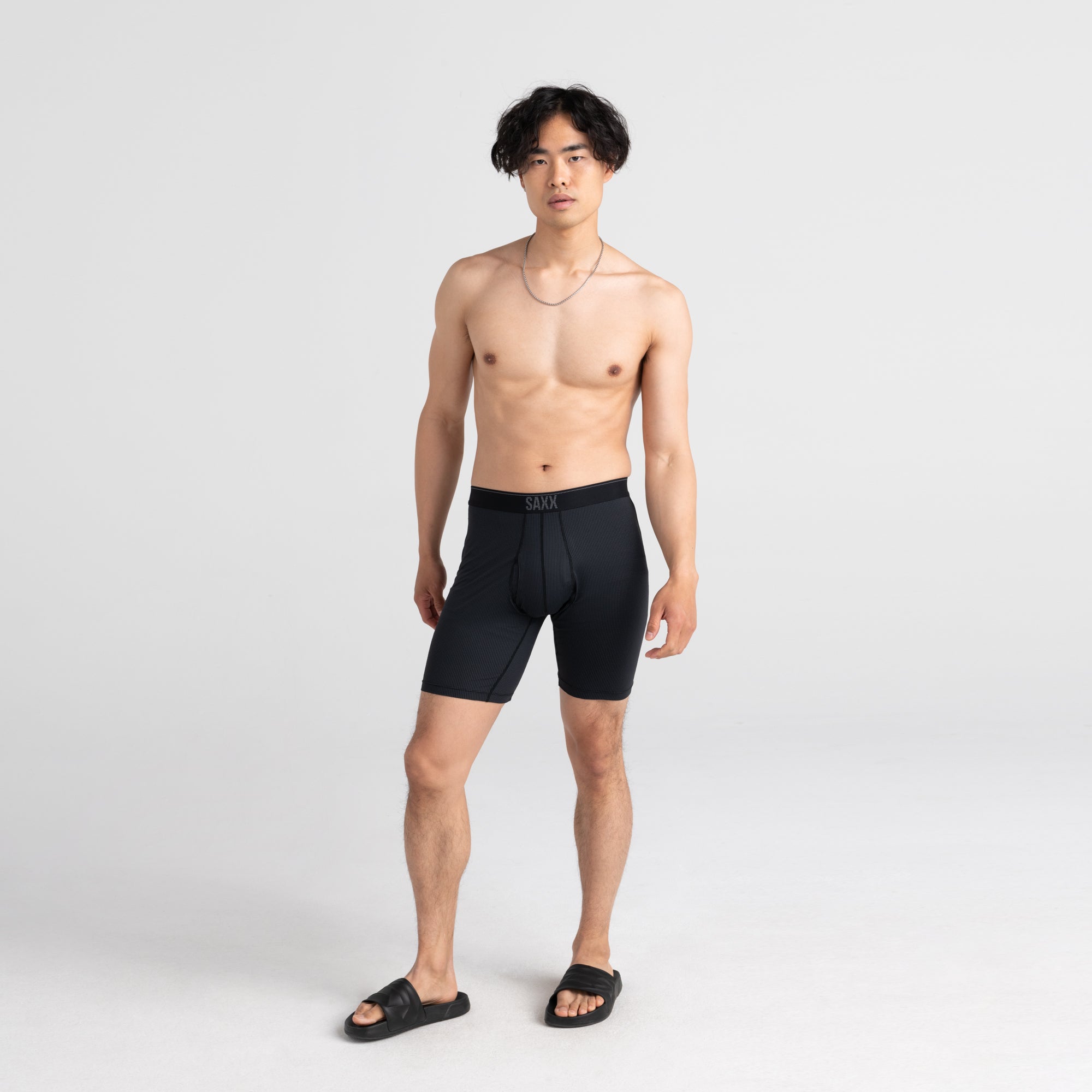 Saxx - Quest Quick Dry Mesh Long Leg : Black