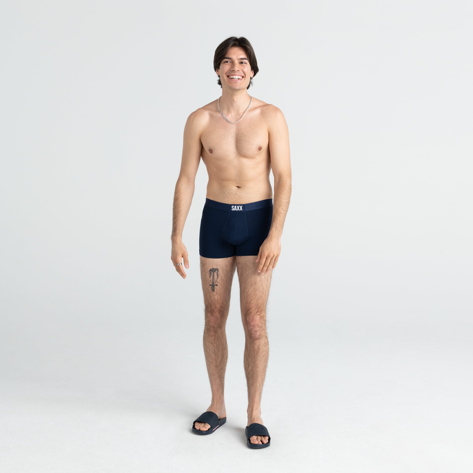 Boxer court Saxx Vibe Navy