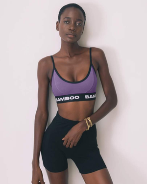 Purple Mesh Bralette  Bamboo Underwear – Mesbobettes