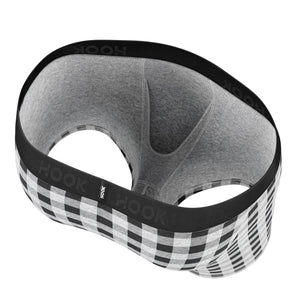 Boxer Hook Underwear Feel gris et rouge
